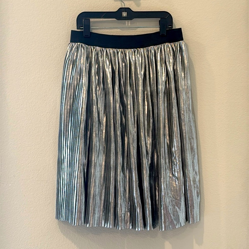 Art Class Metallic Accordion Skirt | Youth 10-12 Large